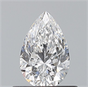 Natural Diamond 0.52 Carats, Pear with  Cut, E Color, VS2 Clarity and Certified by GIA