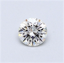 Diamante Natural 0.40 quilates, Redondo , Color H, claridad VVS1 y certificado GIA