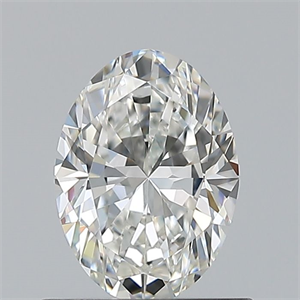 Foto Diamante Natural 0.70 quilates, Ovalado , Color G, claridad VVS1 y certificado GIA de