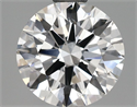 Lab Grown Diamond 1.14 Carats, Round with Ideal Cut, D Color, VS2 Clarity and Certified by IGI
