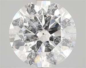 Picture of Natural Diamond 3.00 Carats, Round with Excellent Cut, G Color, SI2 Clarity and Certified by IGI