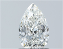 Diamante Natural 0.90 quilates, De pera , Color G, claridad VS2 y certificado GIA