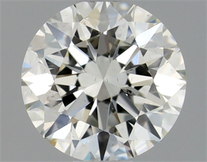 Foto Diamante Natural 0.51 quilates, Redondo , Color J, claridad SI1 y certificado GIA de