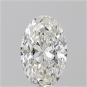 Diamante Natural 0.78 quilates, Ovalado , Color H, claridad VVS1 y certificado GIA
