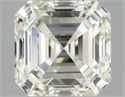 Diamante Natural 1.00 quilates, Asscher , Color J, claridad VVS1 y certificado IGI