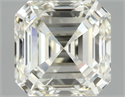 Natural Diamond 1.00 Carats, Asscher with  Cut, J Color, VVS1 Clarity and Certified by IGI