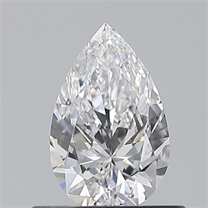 Foto Diamante Natural 0.50 quilates, De pera , Color D, claridad VS1 y certificado GIA de