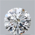 Natural Diamond 0.91 Carats, Round with Excellent Cut, F Color, SI1 Clarity and Certified by GIA