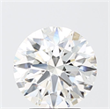 Lab Grown Diamond 3.02 Carats, Round with Ideal Cut, F Color, VVS2 Clarity and Certified by IGI