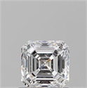 Natural Diamond 0.90 Carats, Asscher with  Cut, D Color, VS2 Clarity and Certified by GIA