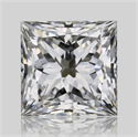 Diamante Natural 1.05 quilates, Princesa , Color F, claridad VVS1 y certificado GIA
