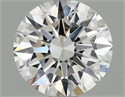 Lab Grown Diamond 1.07 Carats, Round with Ideal Cut, F Color, VS1 Clarity and Certified by IGI