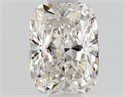 Natural Diamond 0.52 Carats, Cushion with  Cut, H Color, VVS2 Clarity and Certified by GIA