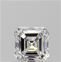 Diamante Natural 0.91 quilates, Asscher , Color F, claridad VS1 y certificado GIA