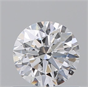 Natural Diamond 0.70 Carats, Round with Excellent Cut, D Color, SI1 Clarity and Certified by GIA