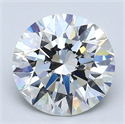 Diamante Natural 2.02 quilates, Redondo , Color I, claridad VVS2 y certificado GIA