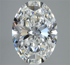 Picture of Natural Diamond 5.02 Carats, Oval with  Cut, G Color, VS2 Clarity and Certified by GIA