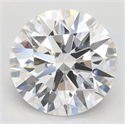 Lab Grown Diamond 3.41 Carats, Round with Ideal Cut, D Color, VVS1 Clarity and Certified by IGI