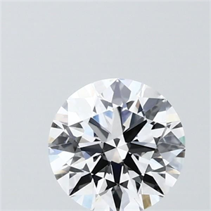 Picture of Lab Grown Diamond 1.04 Carats, Round with Ideal Cut, E Color, VVS2 Clarity and Certified by IGI