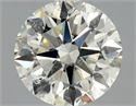 Natural Diamond 0.71 Carats, Round with Very Good Cut, L Color, SI2 Clarity and Certified by GIA