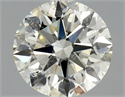 Natural Diamond 0.71 Carats, Round with Very Good Cut, L Color, SI2 Clarity and Certified by GIA