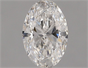 Natural Diamond 0.82 Carats, Oval with  Cut, F Color, SI1 Clarity and Certified by GIA
