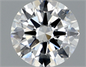 Natural Diamond 0.70 Carats, Round with Excellent Cut, H Color, VS2 Clarity and Certified by GIA