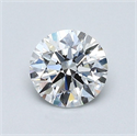 Natural Diamond 0.70 Carats, Round with Excellent Cut, E Color, VS2 Clarity and Certified by GIA