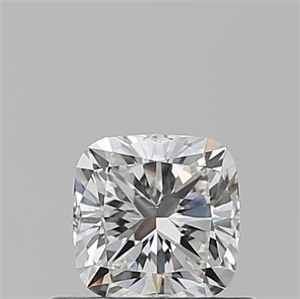 Foto Diamante Natural 0.53 quilates, Del cojín , Color F, claridad VS2 y certificado GIA de