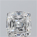 Diamante Natural 1.20 quilates, Del cojín , Color F, claridad SI1 y certificado GIA