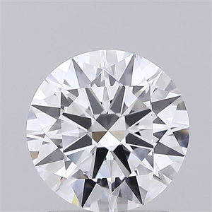 Picture of Lab Grown Diamond 1.50 Carats, Round with Excellent Cut, D Color, VS1 Clarity and Certified by IGI