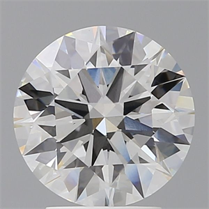 Picture of Lab Grown Diamond 2.95 Carats, Round with Ideal Cut, E Color, VVS2 Clarity and Certified by IGI