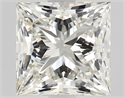Natural Diamond 1.46 Carats, Princess with  Cut, J Color, VS1 Clarity and Certified by GIA