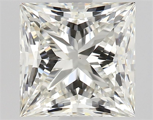 Picture of Natural Diamond 1.46 Carats, Princess with  Cut, J Color, VS1 Clarity and Certified by GIA