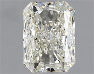 Picture of Natural Diamond 0.81 Carats, Radiant with  Cut, J Color, SI1 Clarity and Certified by GIA