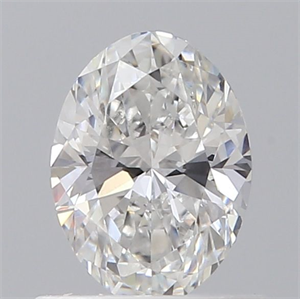 Picture of Natural Diamond 0.56 Carats, Oval with  Cut, E Color, SI2 Clarity and Certified by GIA