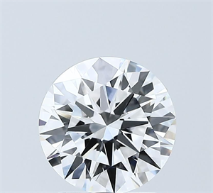 Picture of Lab Grown Diamond 2.01 Carats, Round with Ideal Cut, D Color, VVS1 Clarity and Certified by IGI