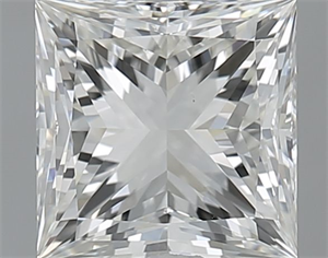 Foto Diamante Natural 1.00 quilates, Princesa , Color H, claridad VS1 y certificado GIA de