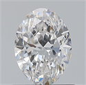 Natural Diamond 0.80 Carats, Oval with  Cut, E Color, VS2 Clarity and Certified by GIA