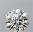 Natural Diamond 0.42 Carats, Round with Excellent Cut, H Color, VVS2 Clarity and Certified by IGI