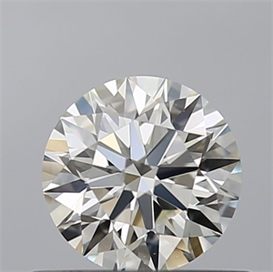 Picture of Natural Diamond 0.42 Carats, Round with Excellent Cut, H Color, VVS2 Clarity and Certified by IGI