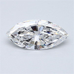 Picture of Natural Diamond 4.04 Carats, Marquise with  Cut, D Color, VVS2 Clarity and Certified by GIA