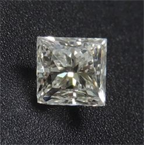 Picture of Natural Diamond 0.91 Carats, Princess with  Cut, I Color, VS2 Clarity and Certified by GIA