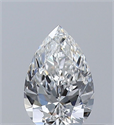 Diamante Natural 0.30 quilates, De pera , Color F, claridad VS2 y certificado GIA