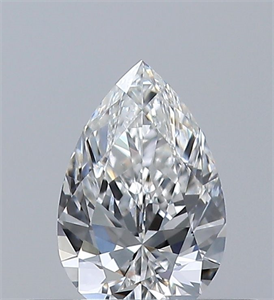 Picture of Natural Diamond 0.30 Carats, Pear with  Cut, F Color, VS2 Clarity and Certified by GIA