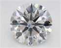 Lab Grown Diamond 2.07 Carats, Round with Excellent Cut, D Color, VS1 Clarity and Certified by GIA