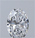 Diamante Natural 0.50 quilates, Ovalado , Color D, claridad SI1 y certificado GIA