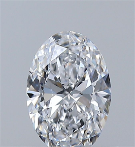 Foto Diamante Natural 0.50 quilates, Ovalado , Color D, claridad SI1 y certificado GIA de