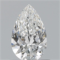 Natural Diamond 0.70 Carats, Pear with  Cut, F Color, VS2 Clarity and Certified by GIA
