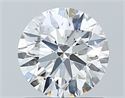 Natural Diamond 0.81 Carats, Round with Excellent Cut, H Color, SI1 Clarity and Certified by GIA
